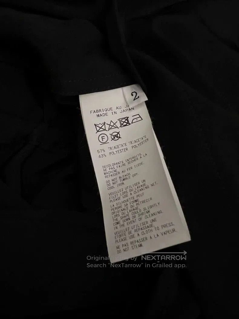 Yohji Yamamoto Yohji Yamamoto B Line Black Shirt Dress . Size US 30 / EU 46 - 4 Thumbnail