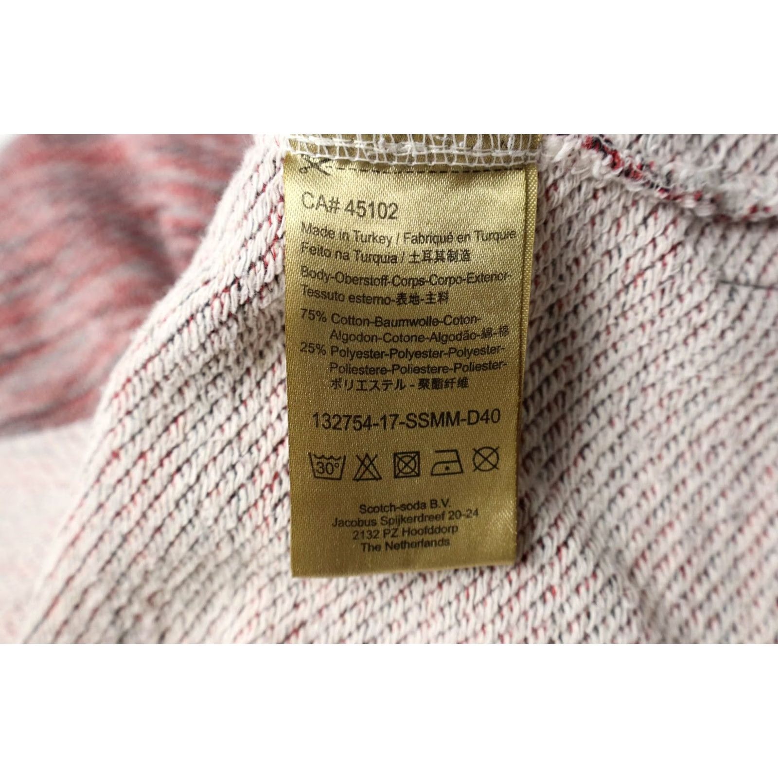 Scotch & Soda SCOTCH & SODA Sweatshirt Men LARGE Pink Pullover Crew Neck Long Sleeve Knit Shirt Size US L / EU 52-54 / 3 - 8 Thumbnail