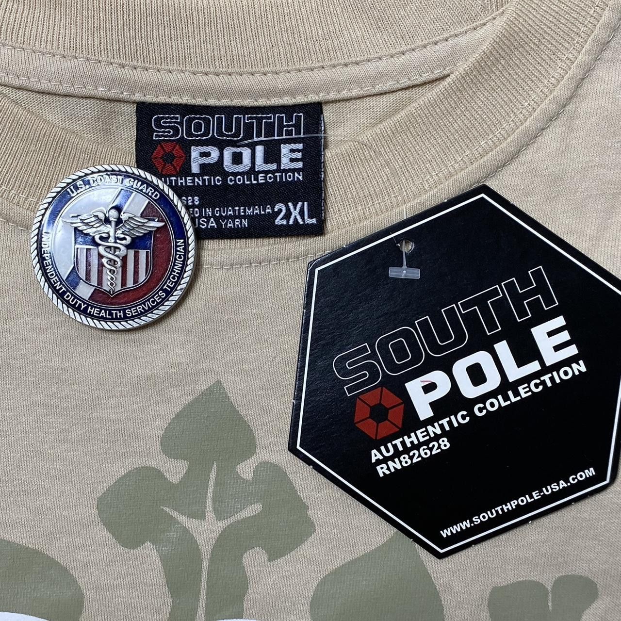 Southpole NWT Vintage Southpole Beige Y2K Hip Hop Tee Size 2XL Size US XXL / EU 58 / 5 - 4 Thumbnail