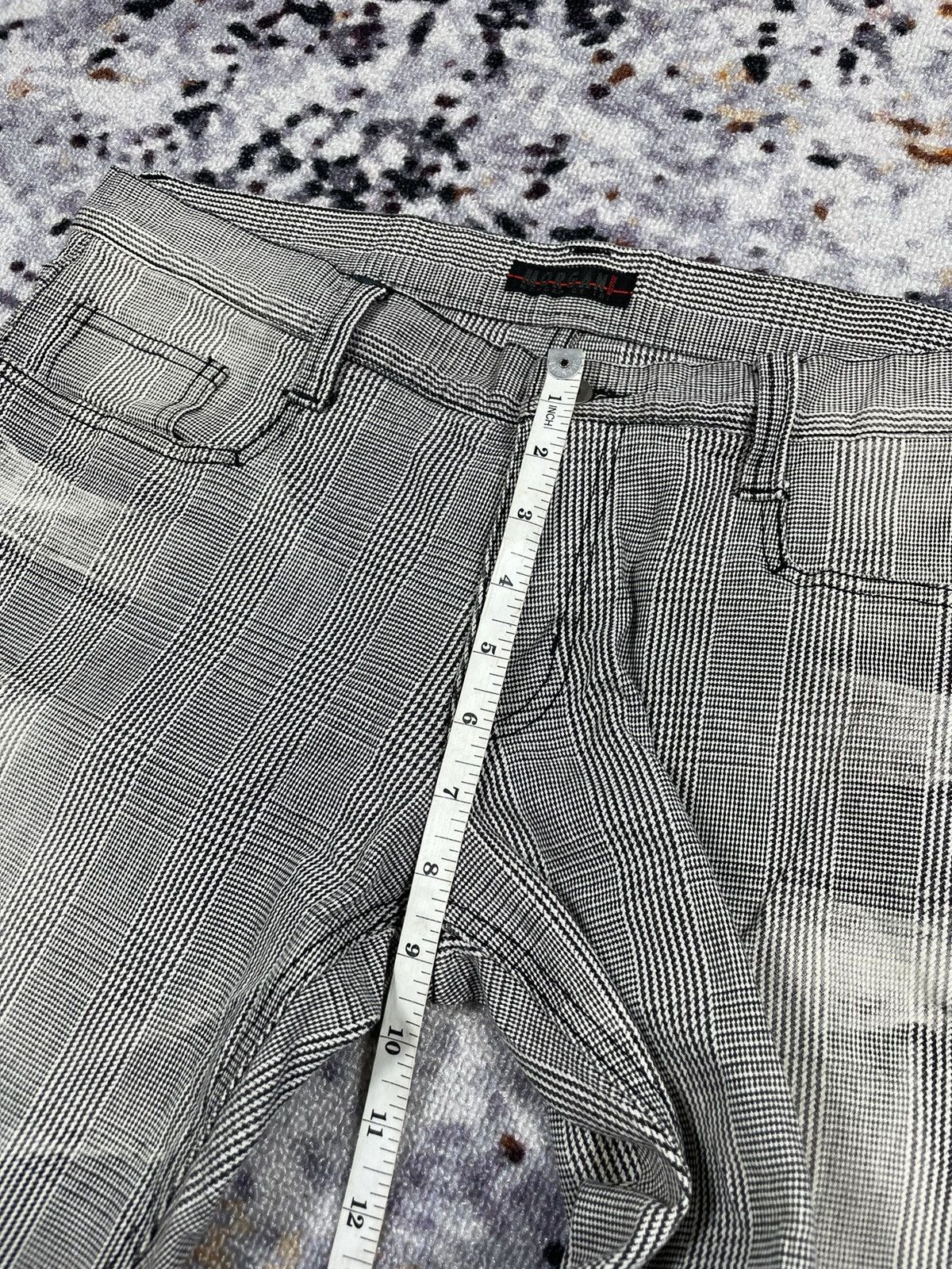 If Six Was Nine × Le Grande Bleu (L.G.B.) × Morgan Homme Morgan Homme wash tartan jeans Size US 33 - 10 Thumbnail