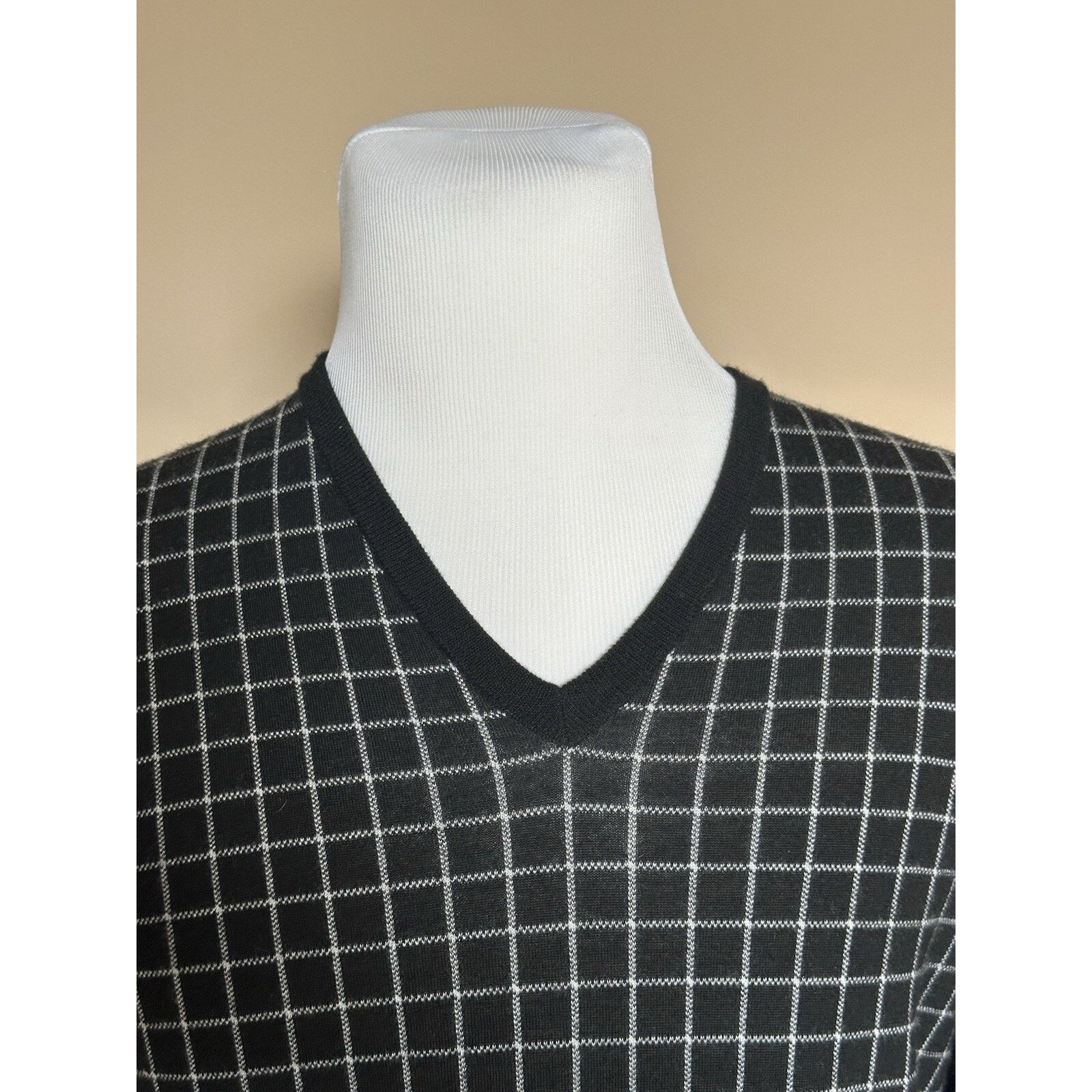 Ralph Lauren Purple Label Ralph Lauren Purple Label V-Neck Cashmere Black Sweater M Size US M / EU 48-50 / 2 - 4 Thumbnail