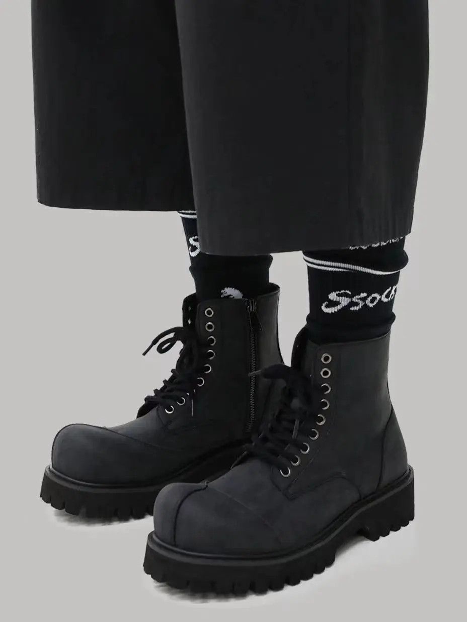 Designer × Japanese Brand Retro High Top Hundred Martin Boots Size US 10 / EU 43 - 2 Thumbnail