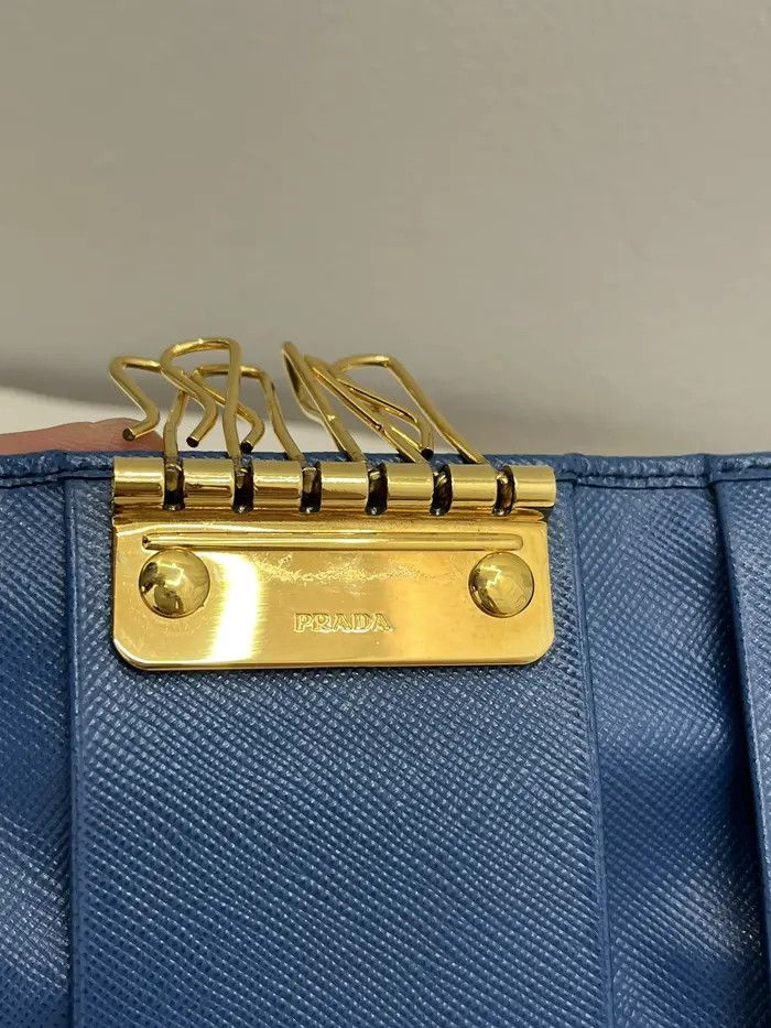 Prada Prada Saffiano Leather Key Case Size ONE SIZE - 4 Thumbnail