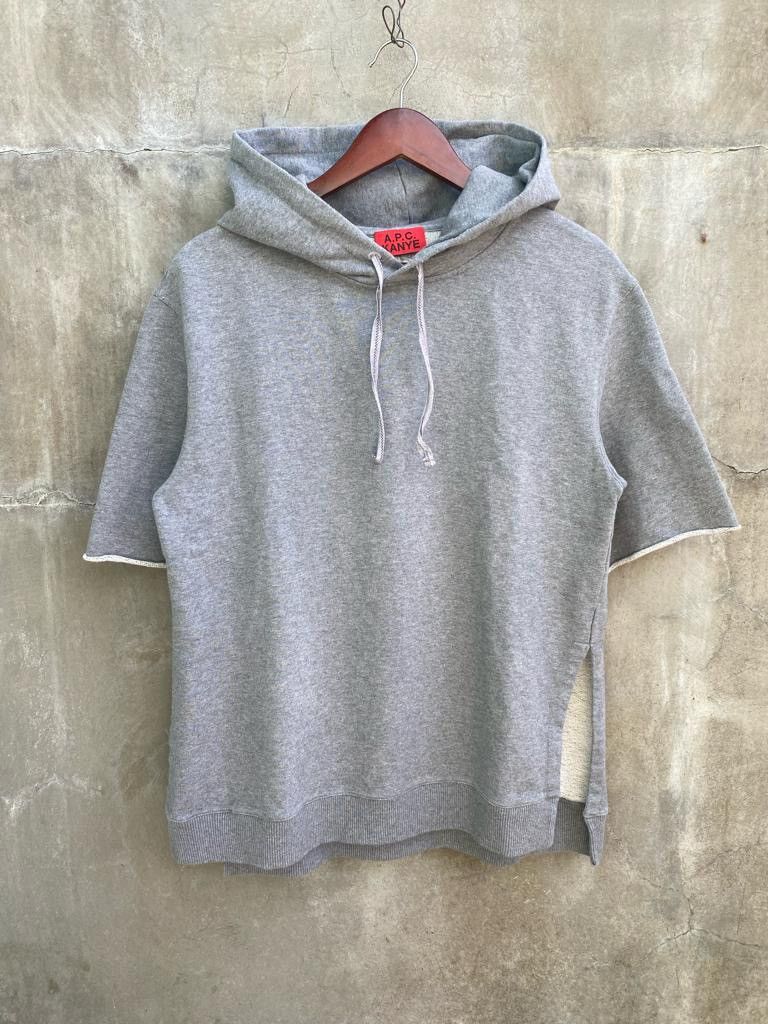 A.P.C. × Kanye West 2014 Grey Hooded Shirt Size US XS / EU 42 / 0 - 2 Thumbnail