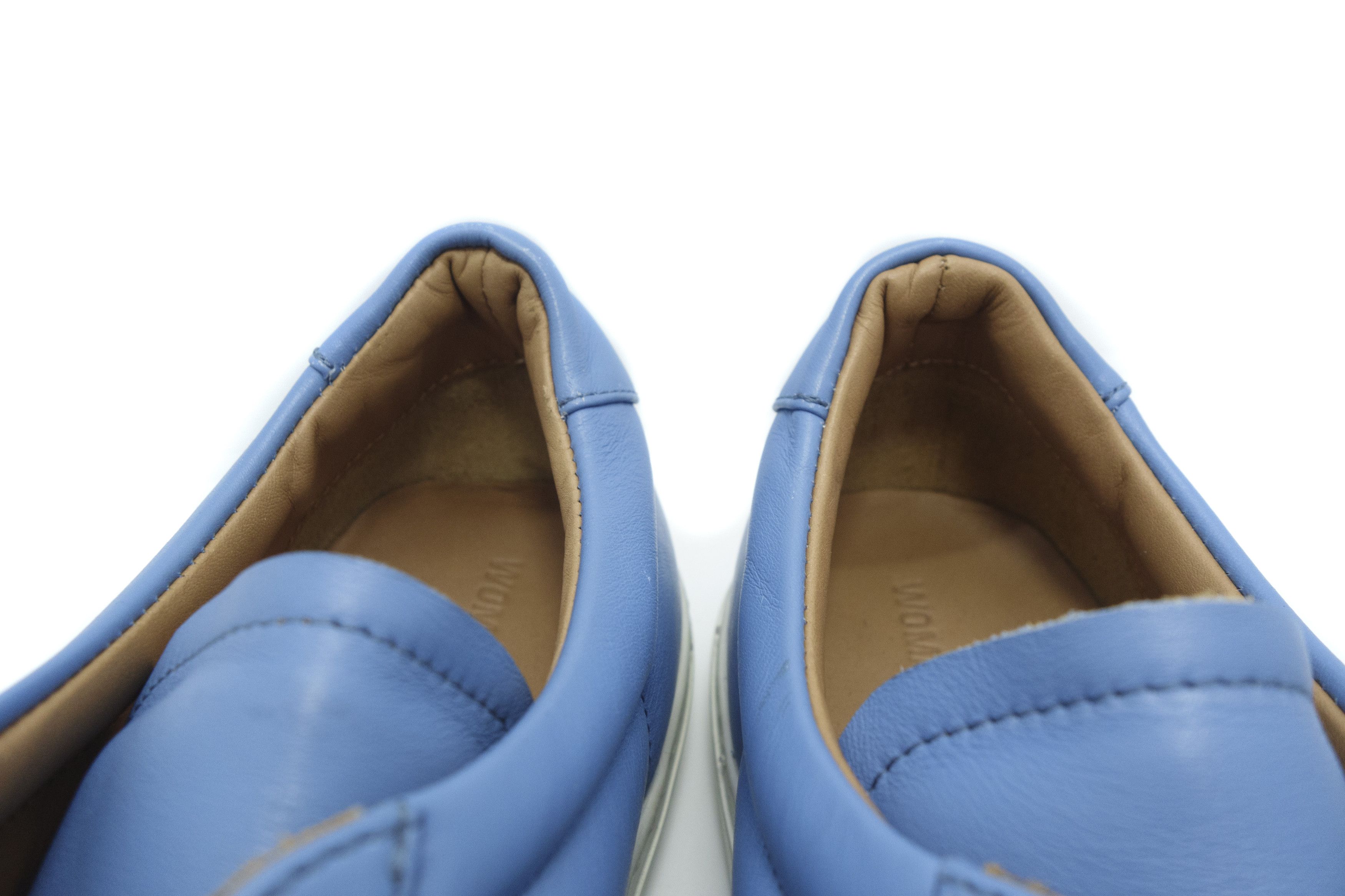 Common Projects Achilles Low Leather Blue Sneakers Size US 11 / IT 41 - 8 Thumbnail