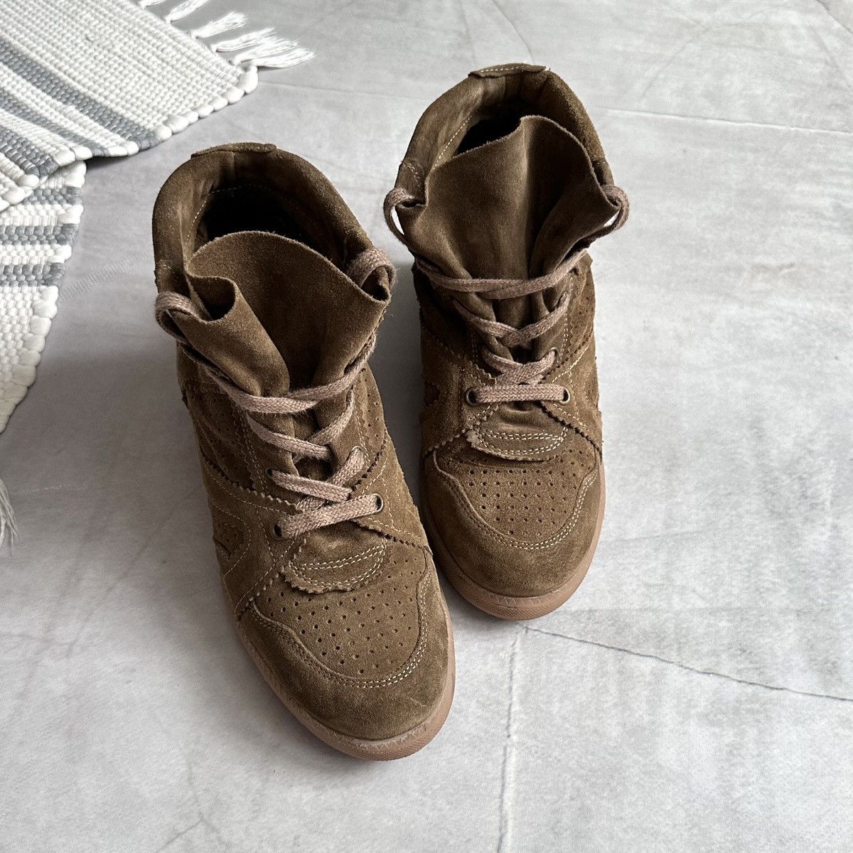 Isabel Marant Y2K Bobby Bekett Wedge Sneakers Shoes Isabel Marant Style Size US 10 / IT 40 - 4 Thumbnail