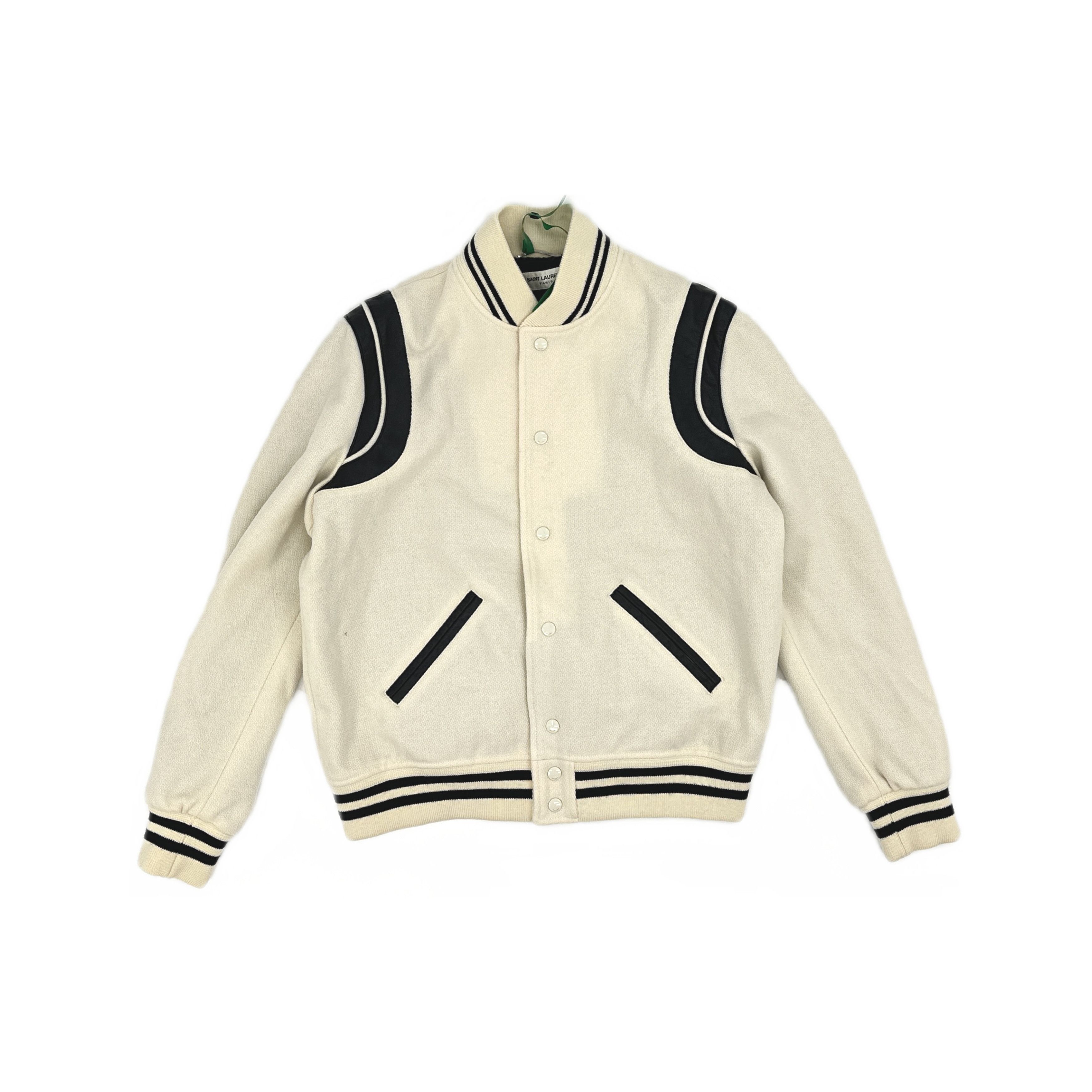 Saint Laurent Paris Saint Laurent Teddy Varsity Jacket Size M Size US M / EU 48-50 / 2 - 1 Thumbnail