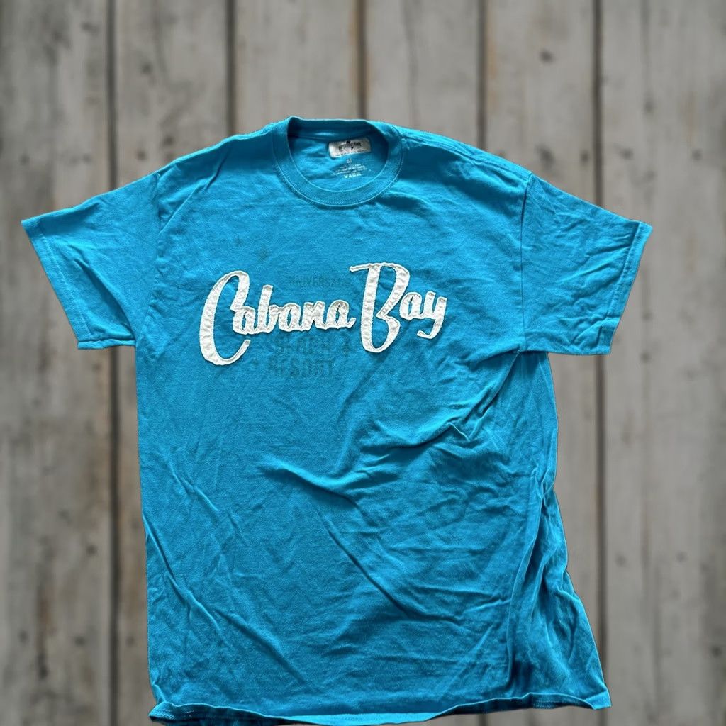 Vintage VINTAGE? No — Universal Studios Shirt Mens M Blue Cabana Bay Graphic Crewneck Cotton Jersey Size US M / EU 48-50 / 2 - 1 Thumbnail
