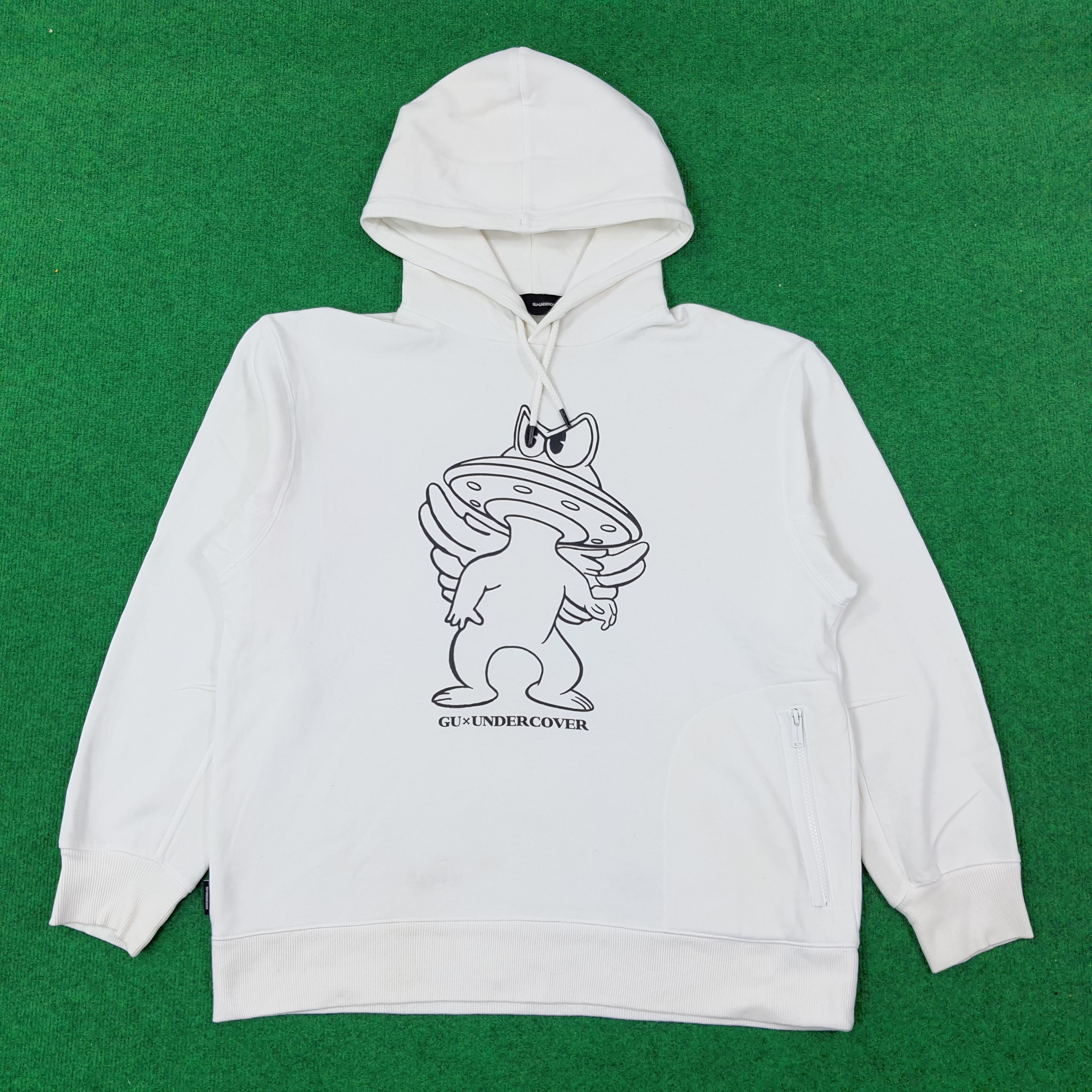 Undercover × Vintage Vintage GUxUndercover Japanese Brand Hoodie Sweatshirt Size US L / EU 52-54 / 3 - 1 Thumbnail