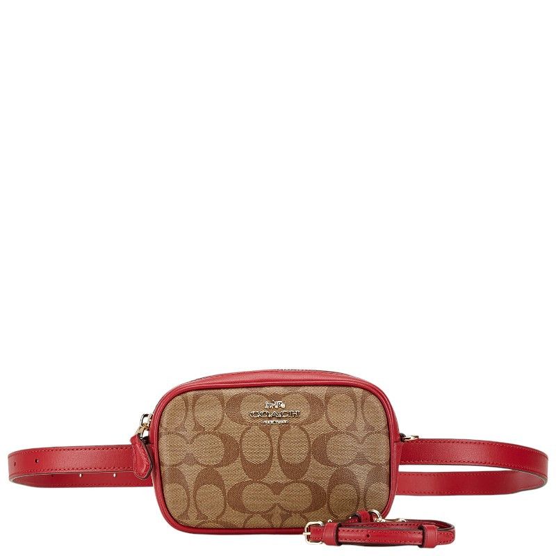 Coach Coach Coach Leather Signature Clutch Waist Bag F39657 Leather Belt Bag F39657 in Excellent Condition Size ONE SIZE - 1 Thumbnail