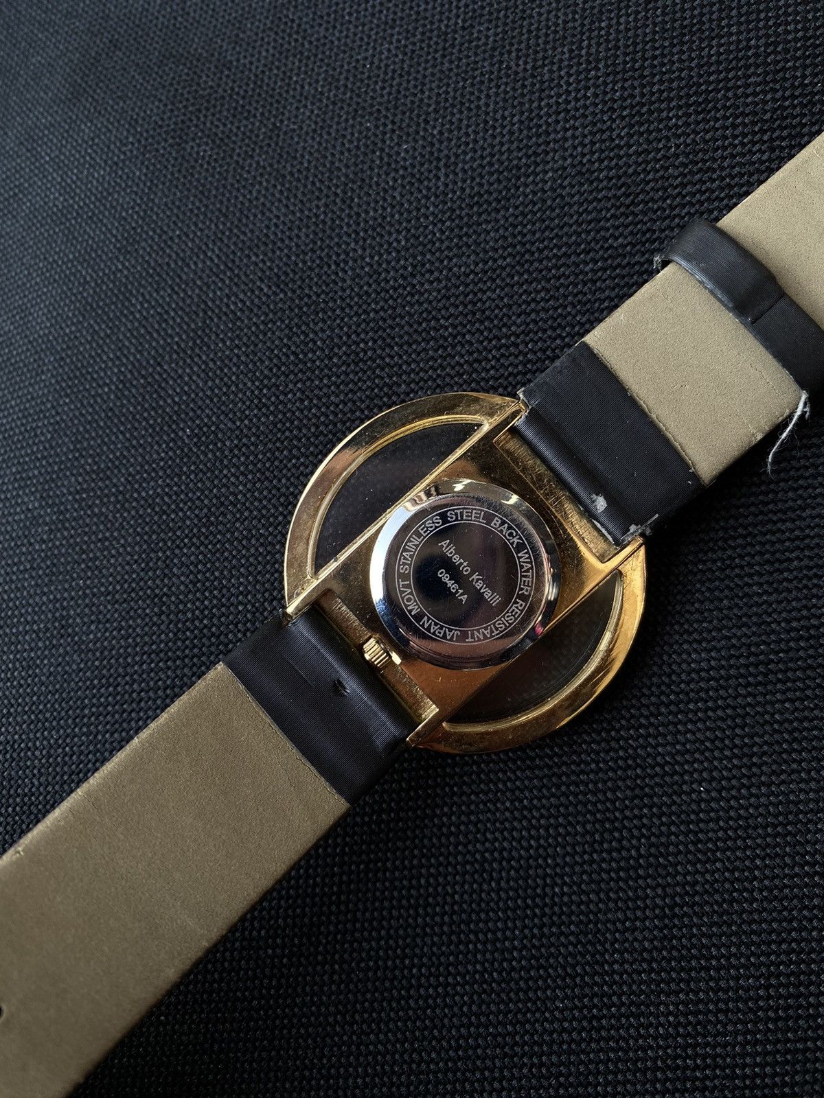 Japanese Brand × Vintage Alberto Kavalli Gold Watch | Japanese Quartz Size ONE SIZE - 8 Thumbnail