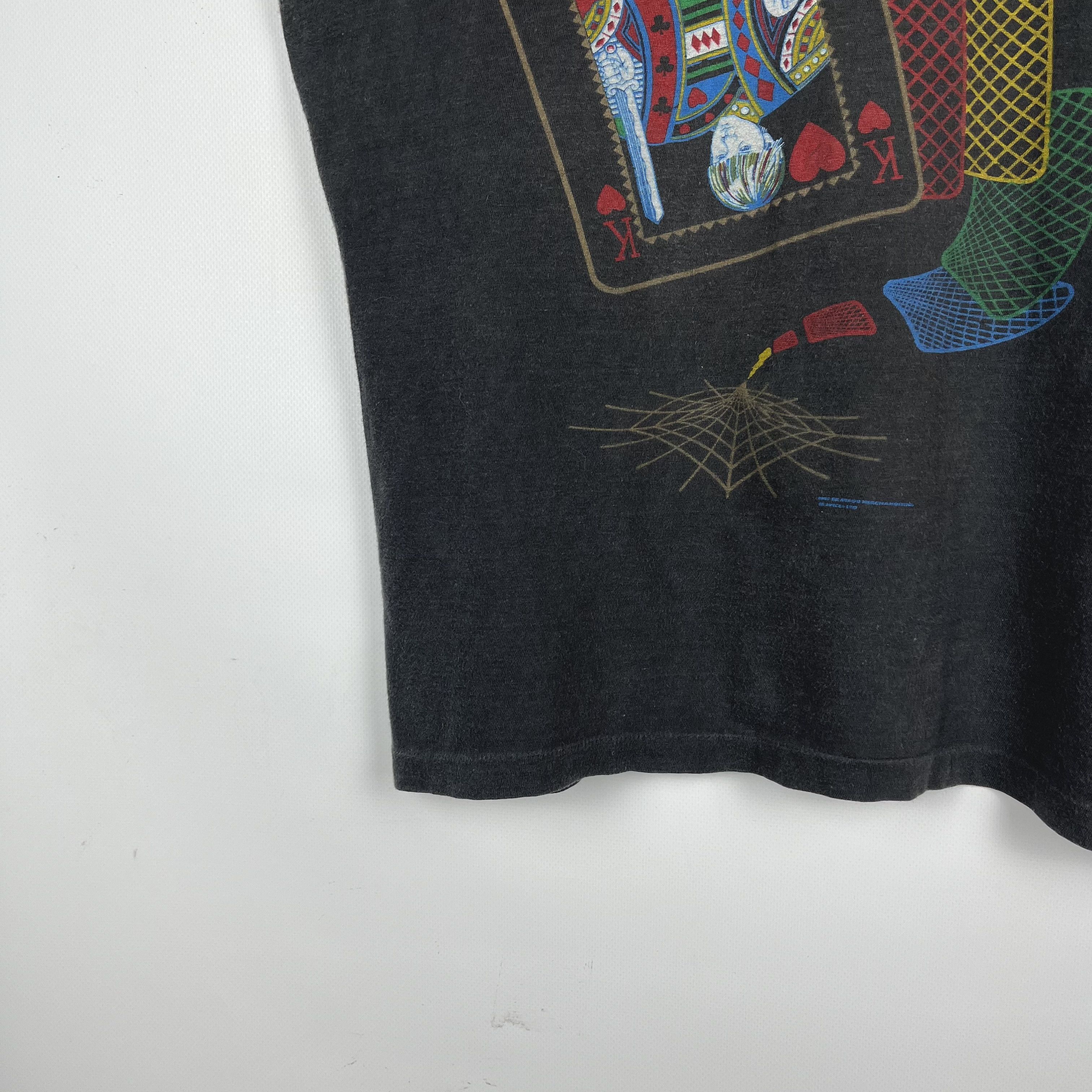 Band Tees Vintage Marillion Tour Rock Band Cropped T Shirt 1986 Size US M / EU 48-50 / 2 - 4 Thumbnail