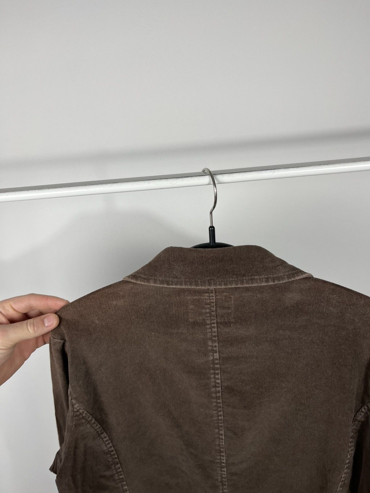 Other Vintage Brown Corduroy Womens Jacket Belted Blazer Size M / US 6-8 / IT 42-44 - 17 Thumbnail