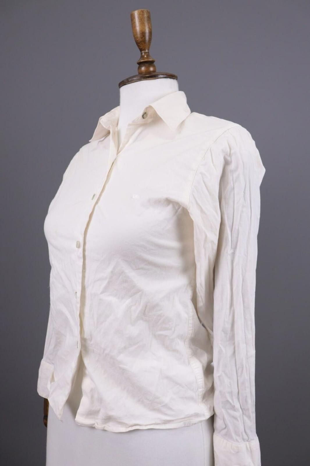 Designer Burberry London Beige Nova Check Blouse Shirt Size 14 / M Size XL / US 12-14 / IT 48-50 - 8 Thumbnail