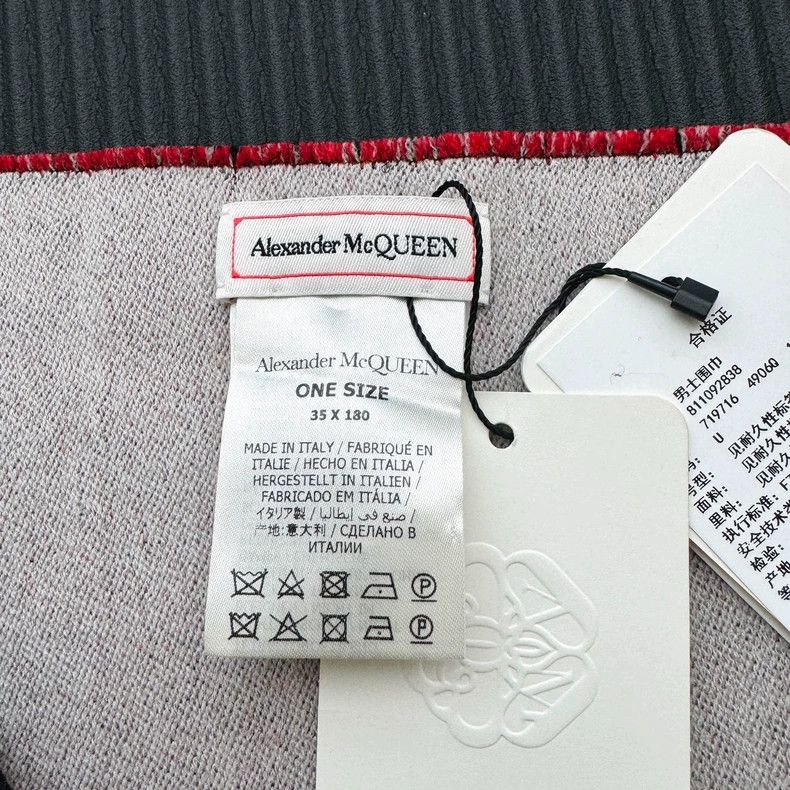 Alexander McQueen Alexander Mcqueen Wool printed scarf Size ONE SIZE - 6 Thumbnail