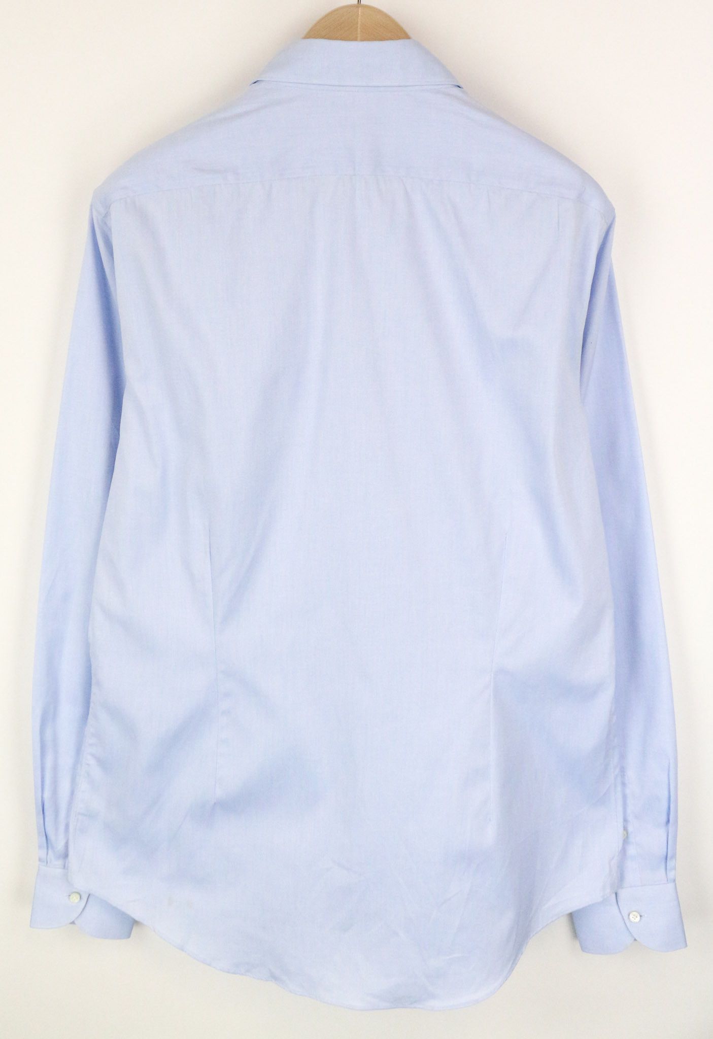 Suitsupply 43L/17L Extra Slim Blue Cotton Cutaway 72680 Size 42R - 2 Thumbnail