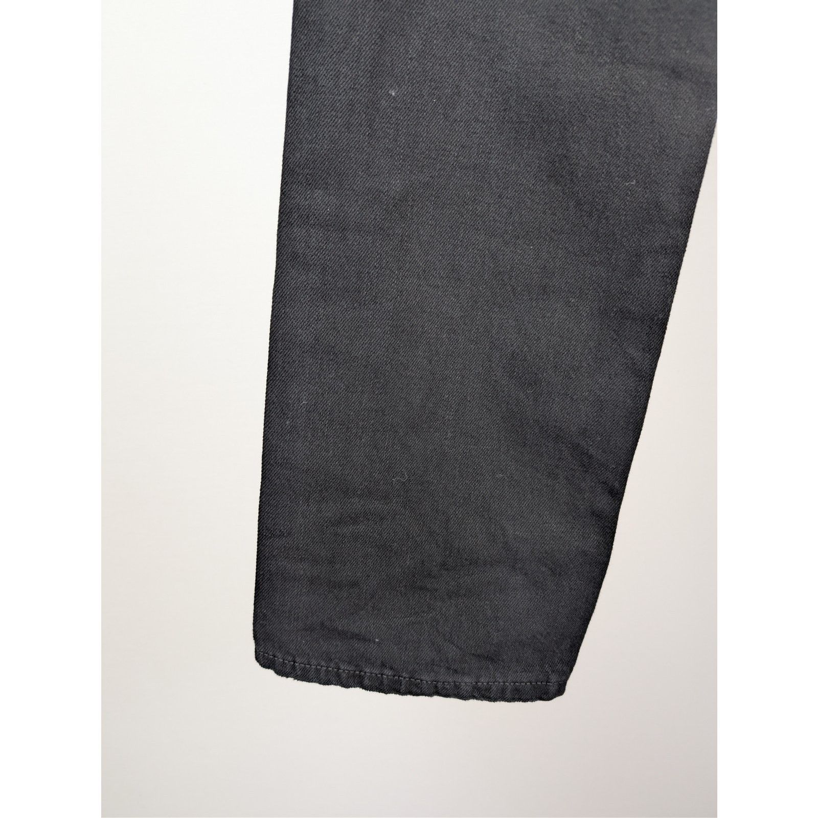Saint Laurent Paris o1rshd1 Straight Baggy Denim Jeans in Oklahoma Black Size US 29 - 16 Thumbnail