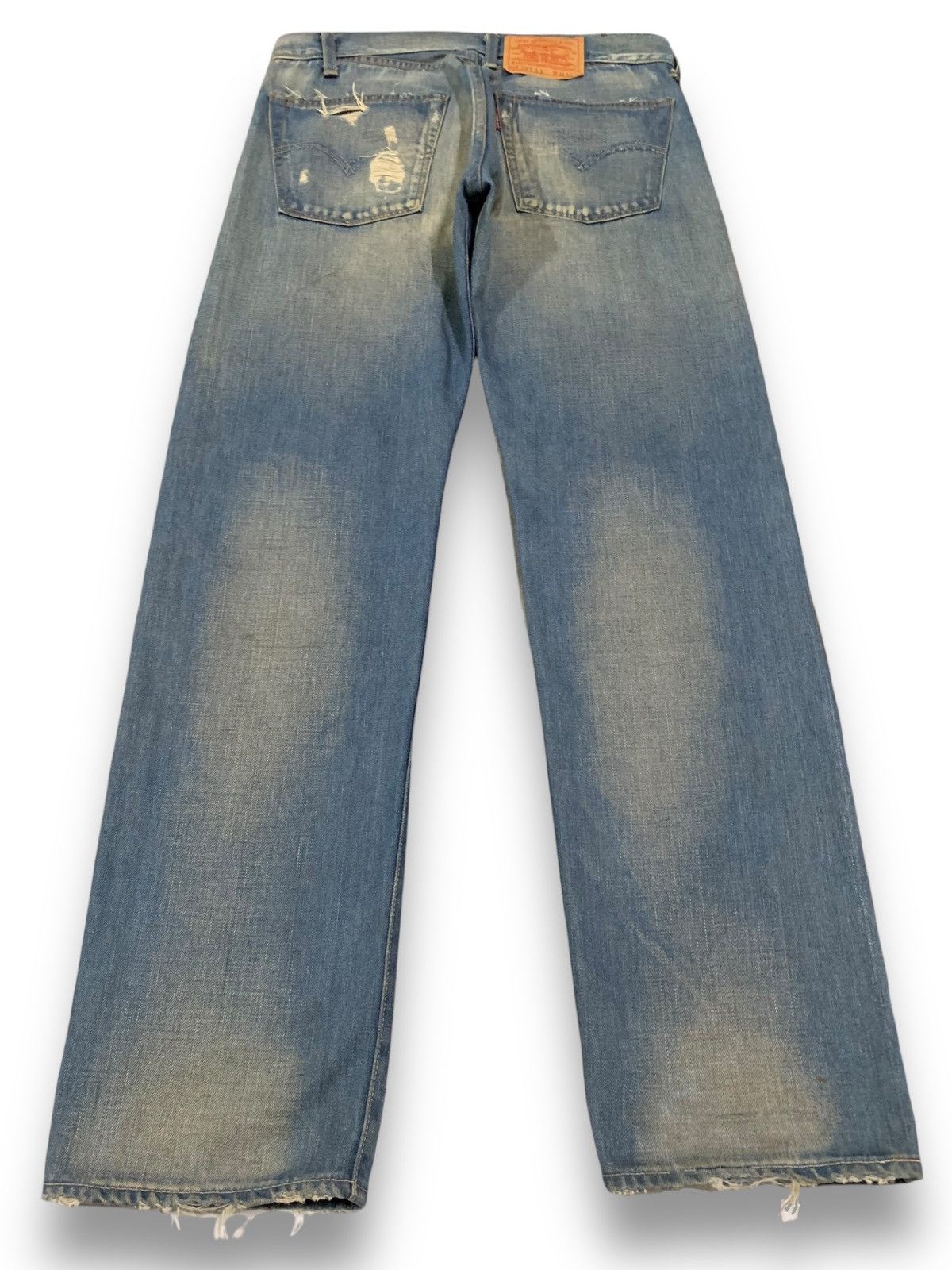 Levi's Vintage 70s Levis 501XX Big E Selvedge Mud Wash Jeans Size US 32 / EU 48 - 3 Thumbnail