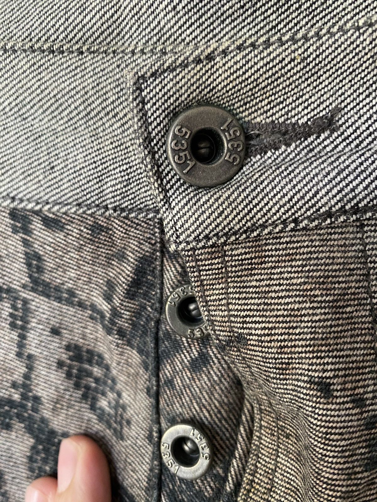 5351 POUR LES HOMMES 2000s 5351 pour homme gradian snake flare Size US 31 - 12 Thumbnail