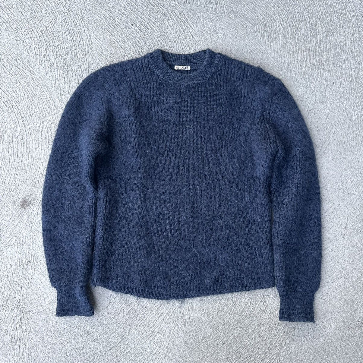 Auralee AW2015 Alpaca Mohair Wool Knit Crewneck