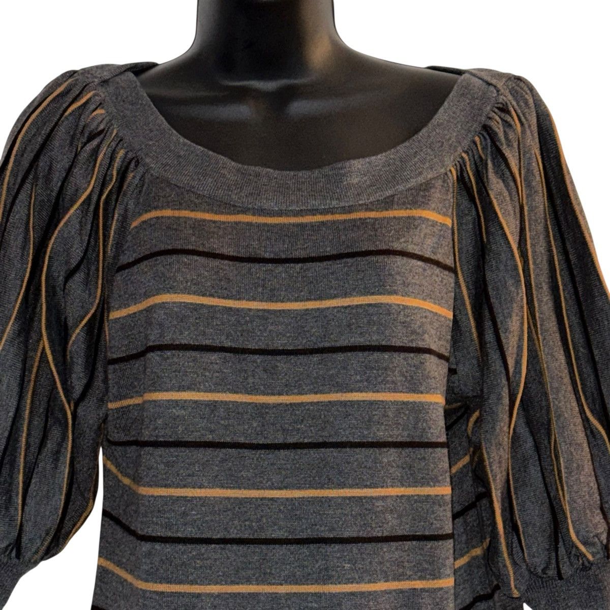Other Jessica Howard gray striped sweater dress Size L / US 10 / IT 46 - 2 Thumbnail