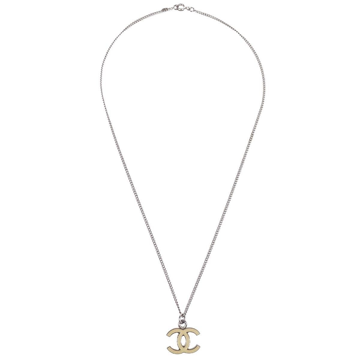 Chanel Chanel CC Logo Pendant Necklace Metal Size ONE SIZE - 1 Thumbnail