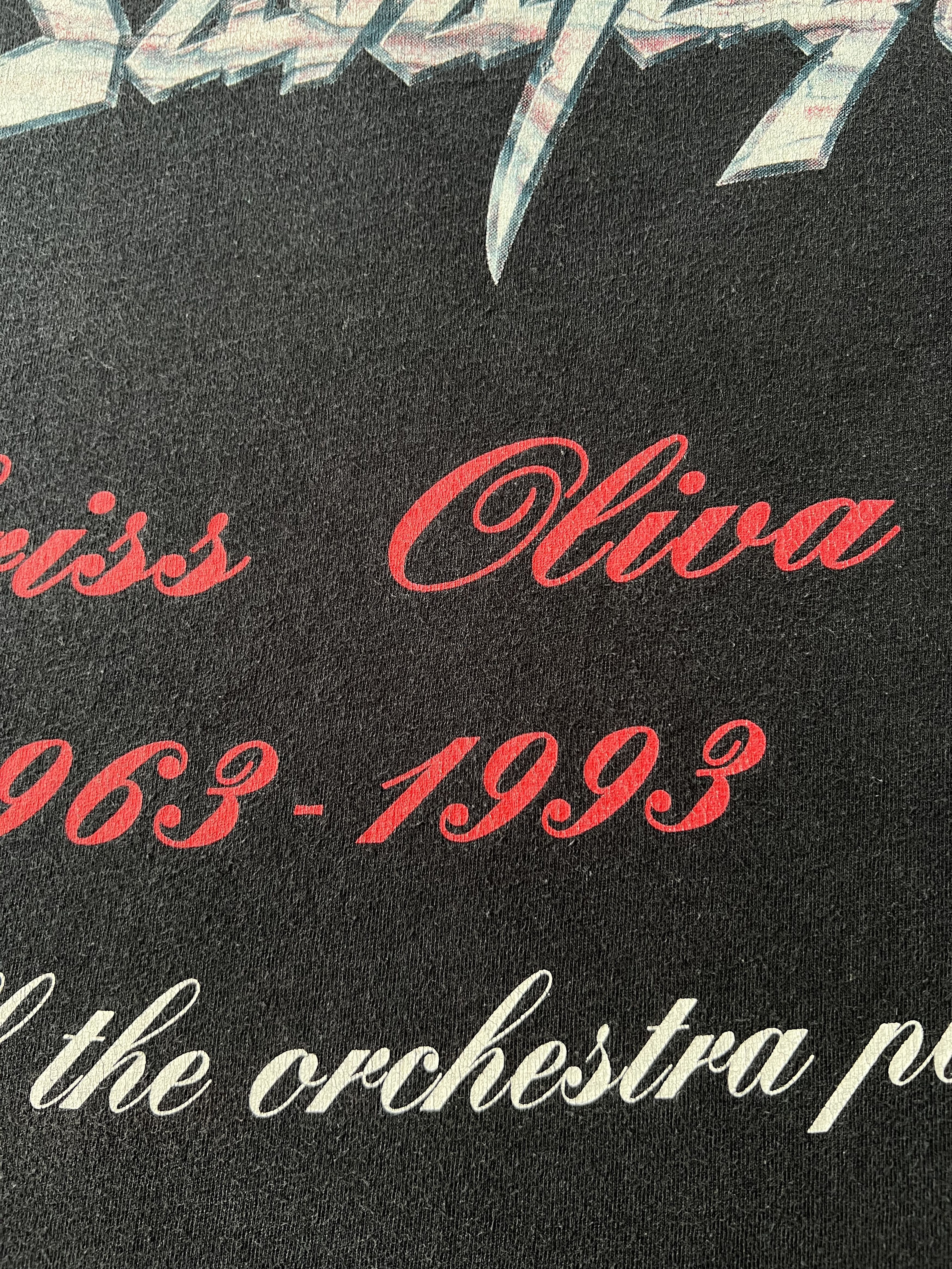 Band Tees Vintage 1996 Savatage Criss Oliva Heavy Metal Band T-shirt Size US XL / EU 56 / 4 - 13 Thumbnail