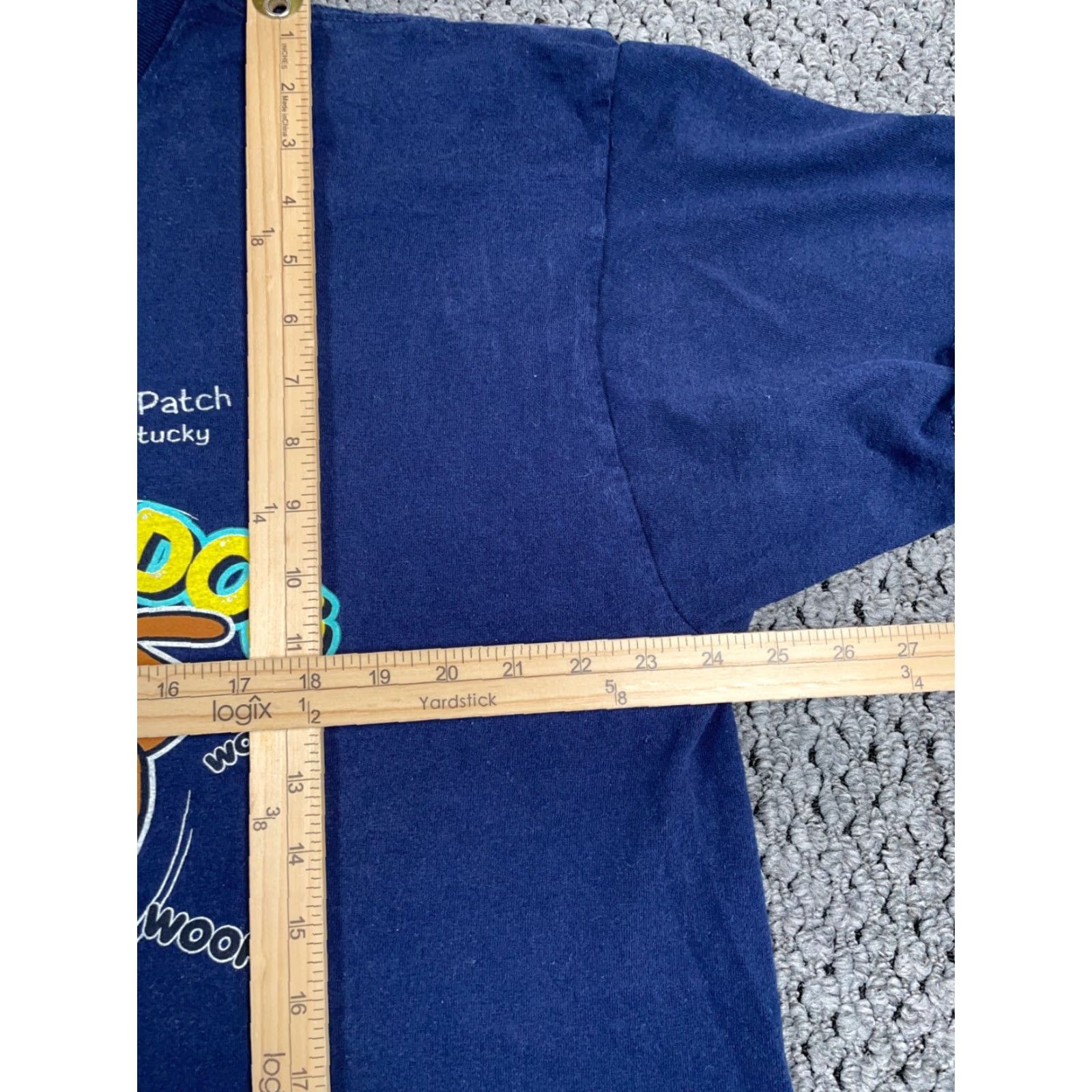 Vintage VINTAGE Scooby-Doo T-Shirt Dark Blue 2XL Men Short Sleeve Crew Neck Cartoon Retro 2000s Mens Shirt Size US XXL / EU 58 / 5 - 6 Thumbnail