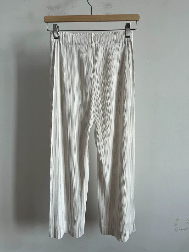 Issey Miyake Issey Miyake size:3 White pleated pants Size 42" / US 20 - 2 Thumbnail