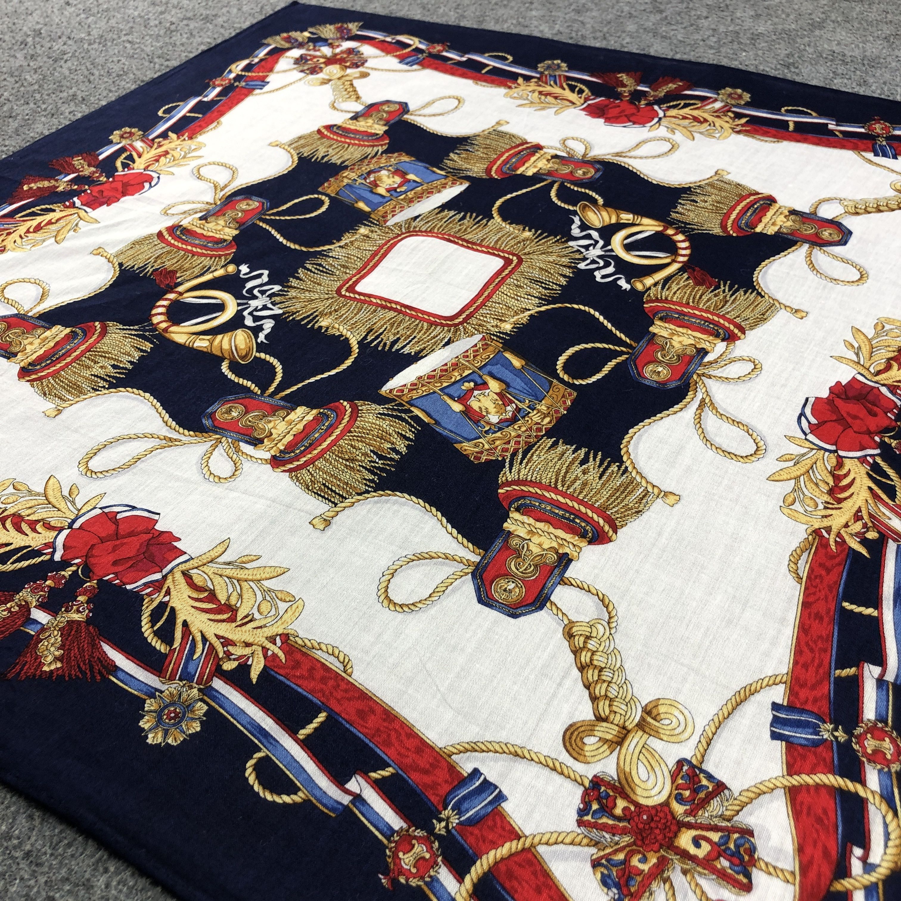 Vintage CeLIne Chains Handkerchief Neckerchief Bandana H2720 Size ONE SIZE - 3 Thumbnail