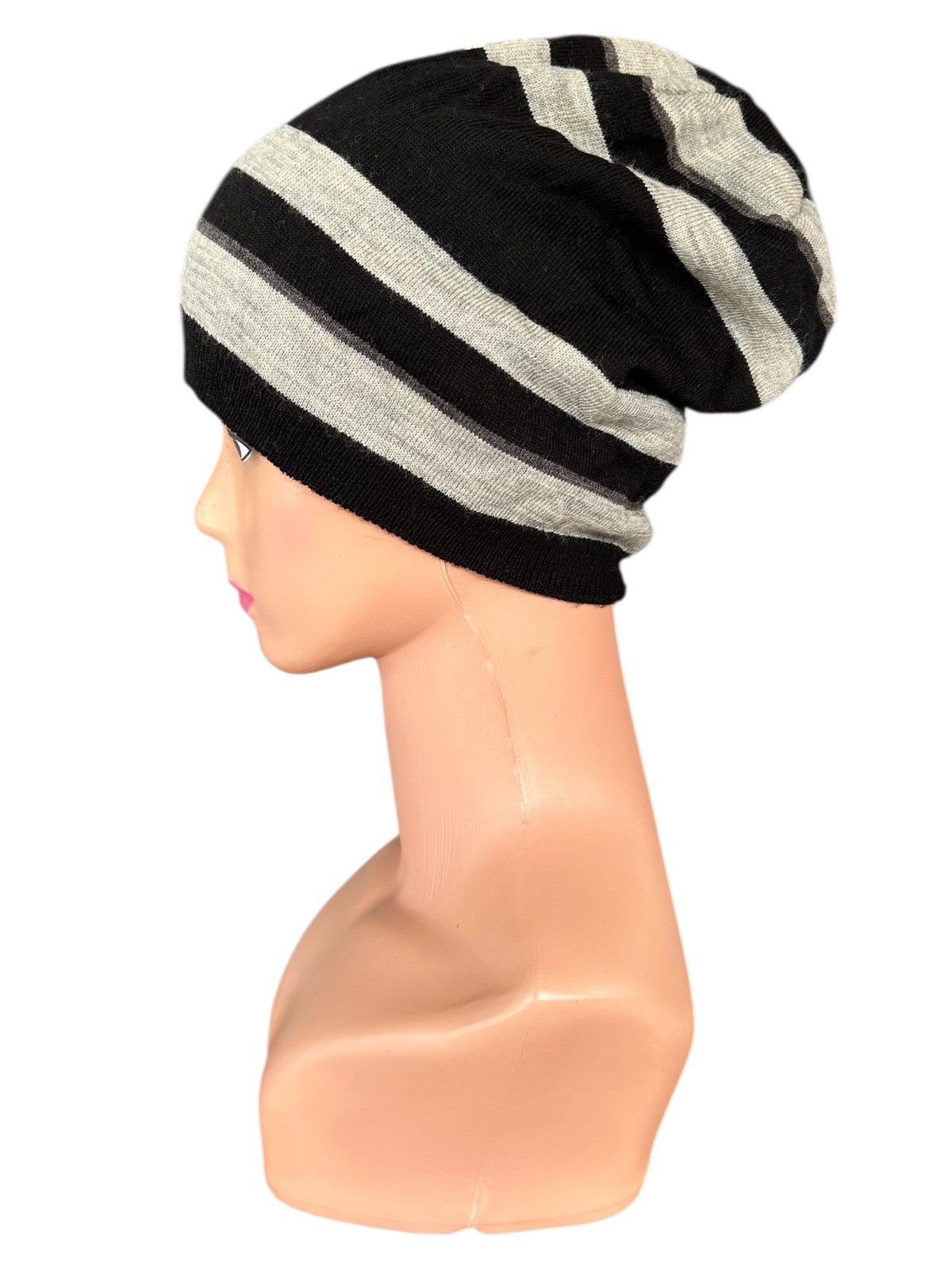 Japanese Brand × Kapital × Vintage Stripe Japanese Brand Uniqlo Beanie Hats Size ONE SIZE - 1 Thumbnail