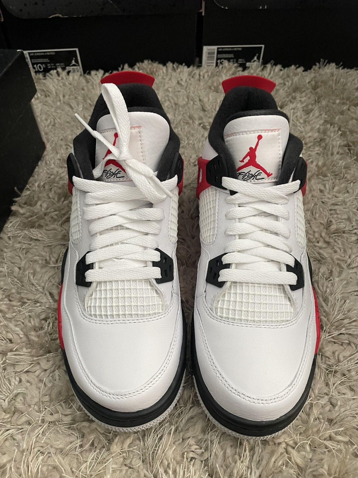 Jordan Brand Jordan 4 Red Cement Size US 5 / EU 37 - 4 Thumbnail
