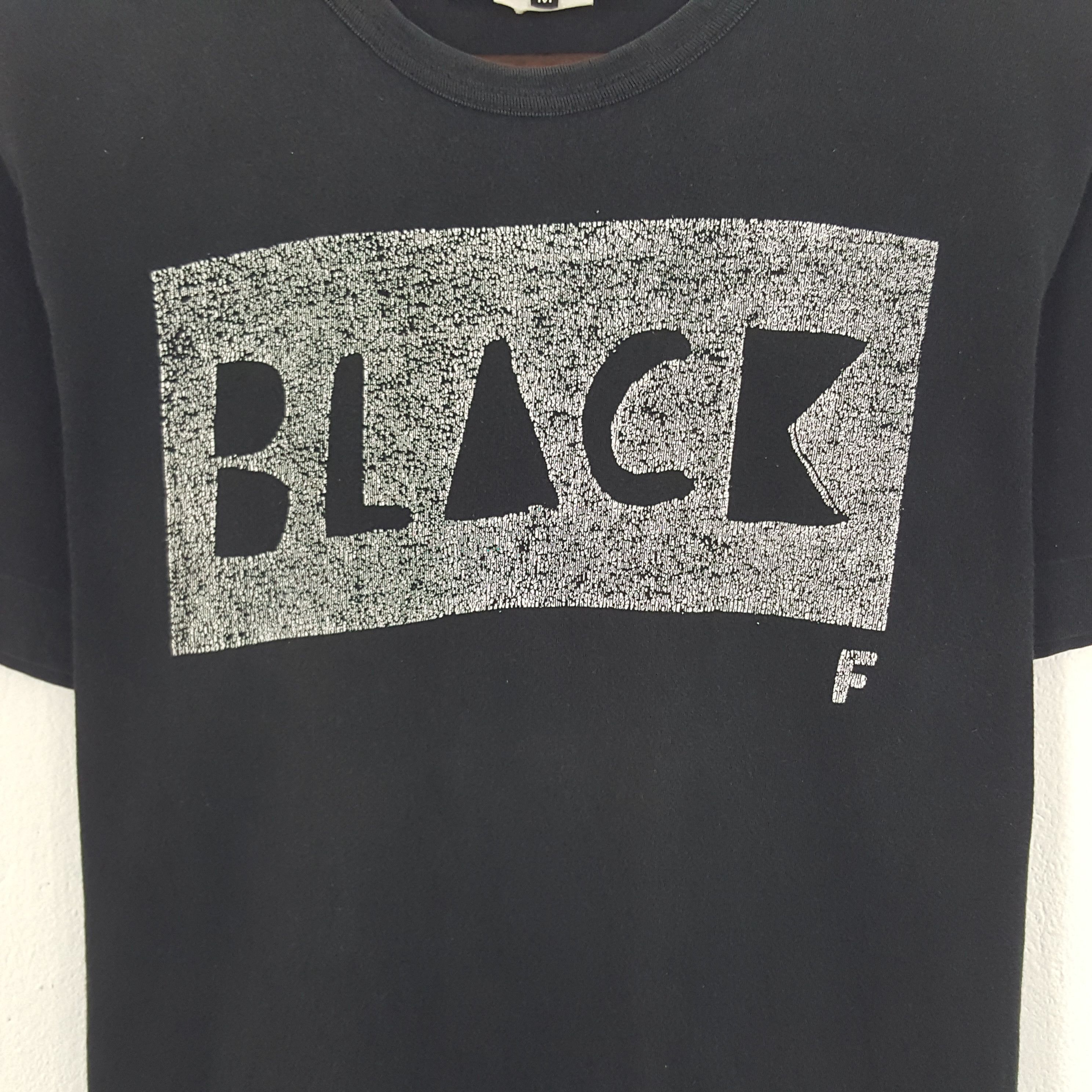 Comme des Garcons Black × Japanese Brand × Vintage Vintage Black Comme des Garçons Japanese Tshirt Size US M / EU 48-50 / 2 - 2 Thumbnail