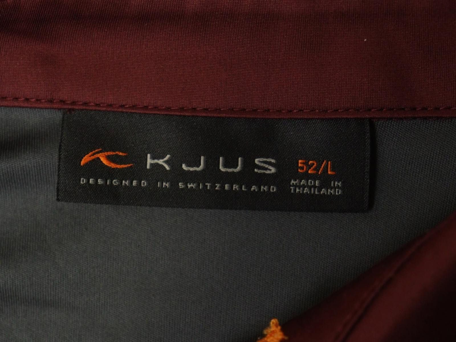 KJUS KJUS Burgundy Collared Popover Polo Shirt Size 52 Size US M / EU 48-50 / 2 - 9 Thumbnail
