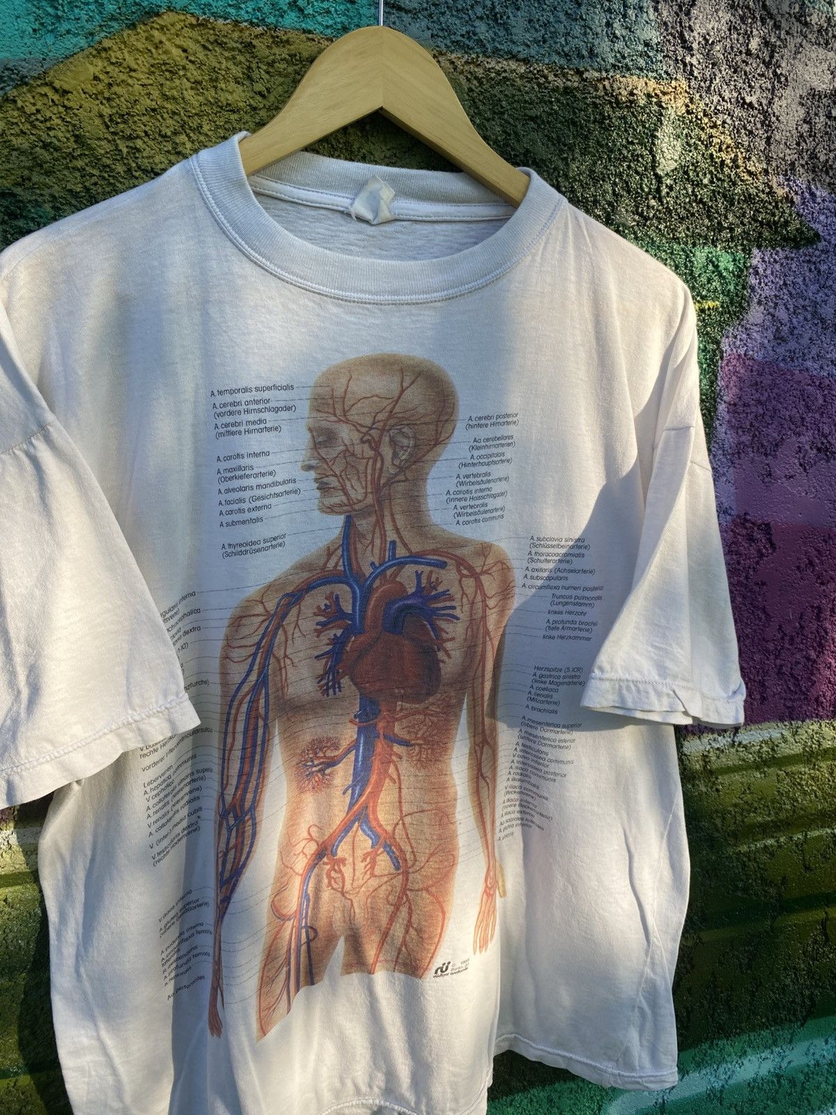 Nirvana Vintage rare 1989 Human anatomy Tee Size US XL / EU 56 / 4 - 2 Thumbnail