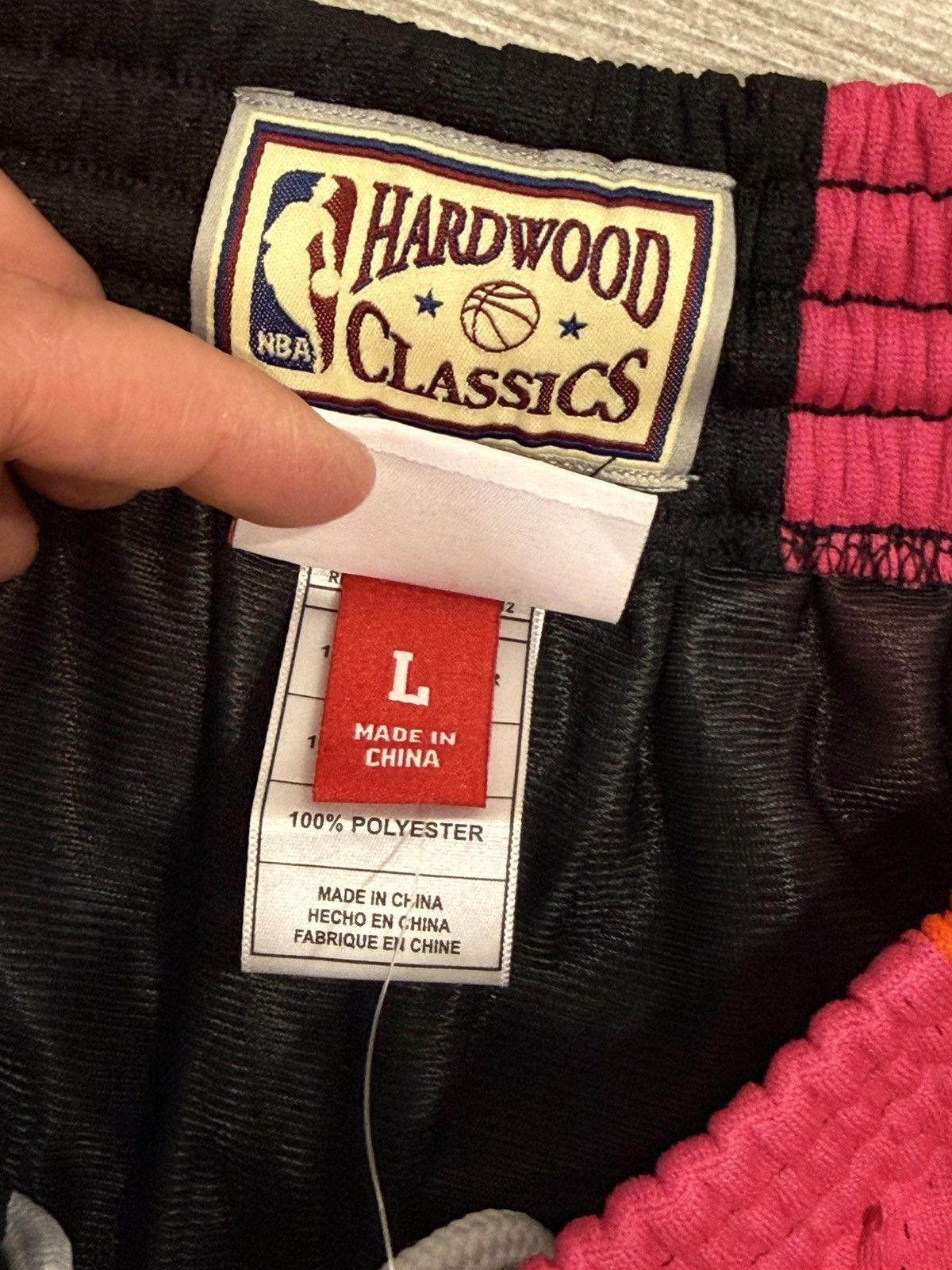 Mitchell & Ness Miami Heat Mitchell & Ness Hardwood Classics Shorts Sz Large Size US 36 / EU 52 - 6 Thumbnail