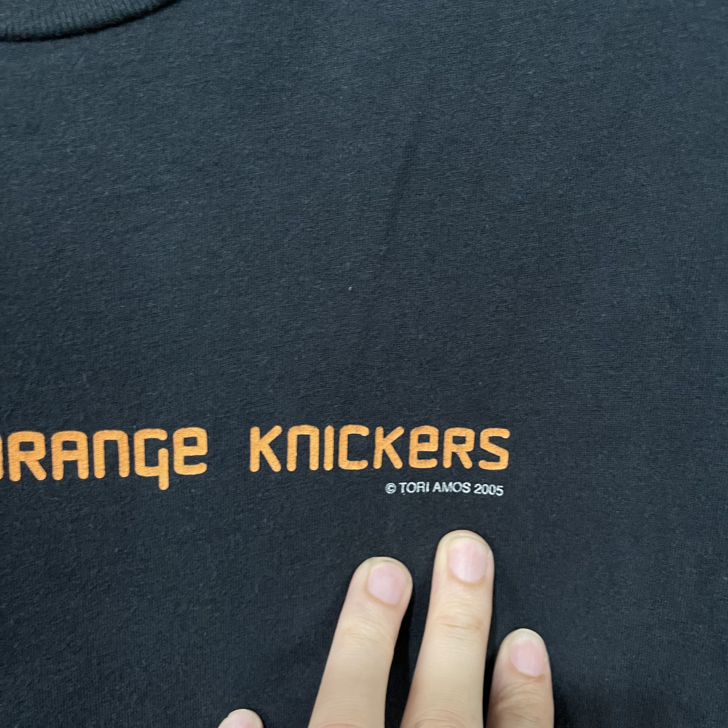 Band Tees Vintage 2005 Tori Amos The Power Of Orange Knickers T-Shirt Size US L / EU 52-54 / 3 - 5 Thumbnail