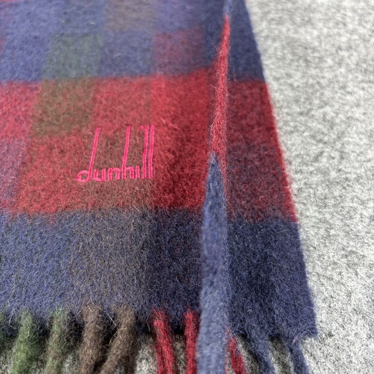 Alfred Dunhill × Vintage Dunhill Scarf # D751 # Muffler # Neckwear Size ONE SIZE - 4 Thumbnail