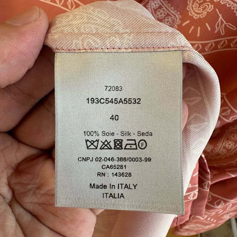 Dior Dior Cashew flower short-sleeved shirt Size US XXS / EU 40 - 5 Thumbnail