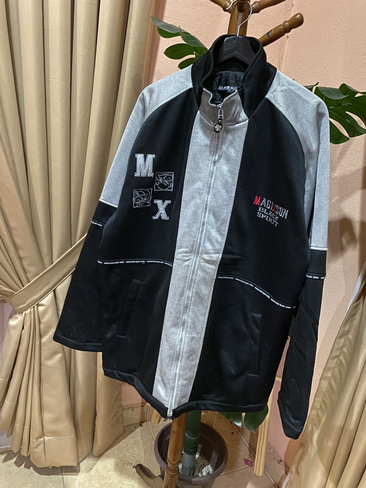 Other Vintage Magixson Black Spirit Jacket – Japanese Streetwear Size US XXL / EU 58 / 5 - 2 Thumbnail