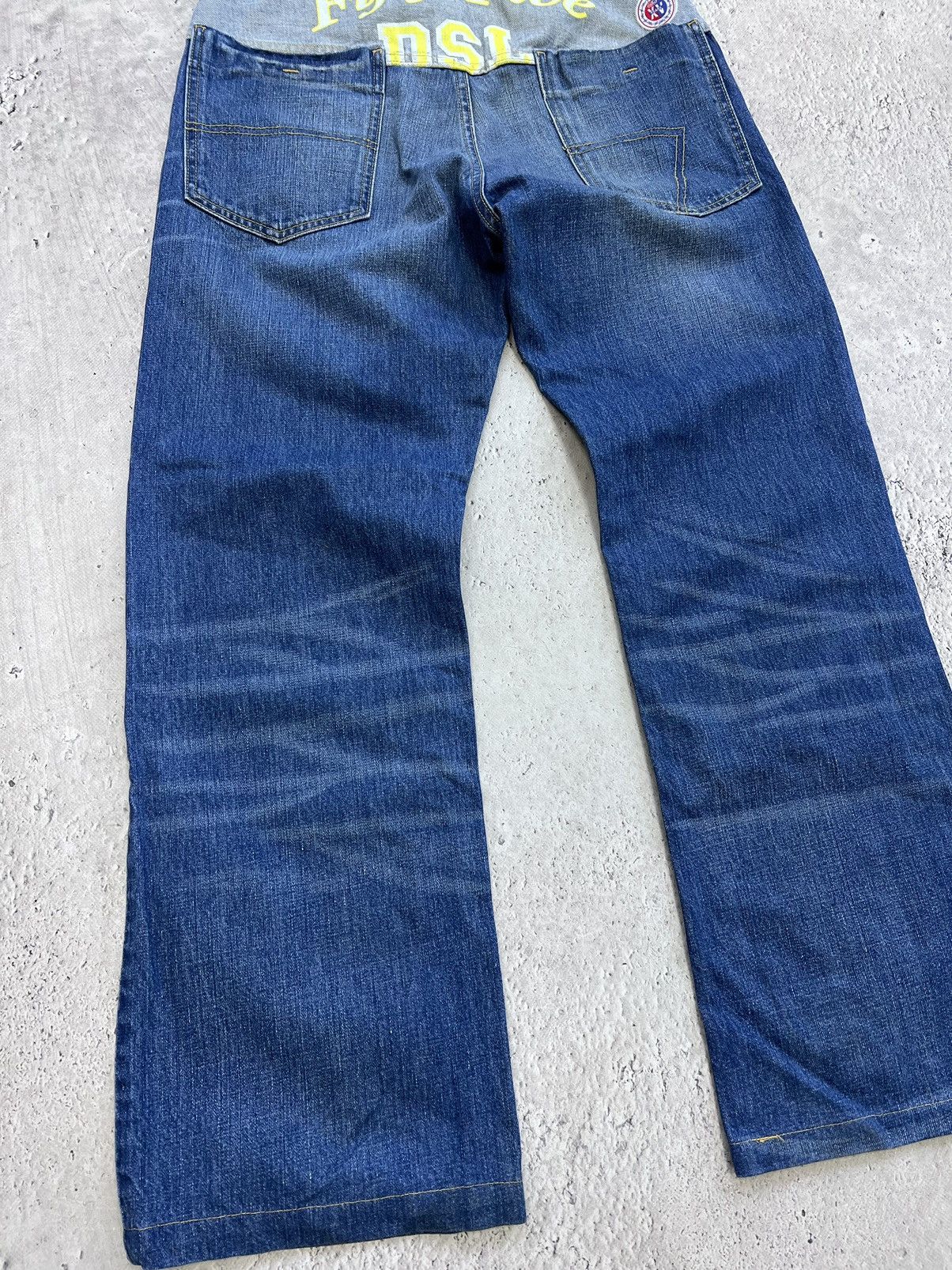 Diesel SALE💣💣 VTG Balenciaga Style Diesel Baggy Washed Jeans y2k Size US 30 / EU 46 - 10 Thumbnail