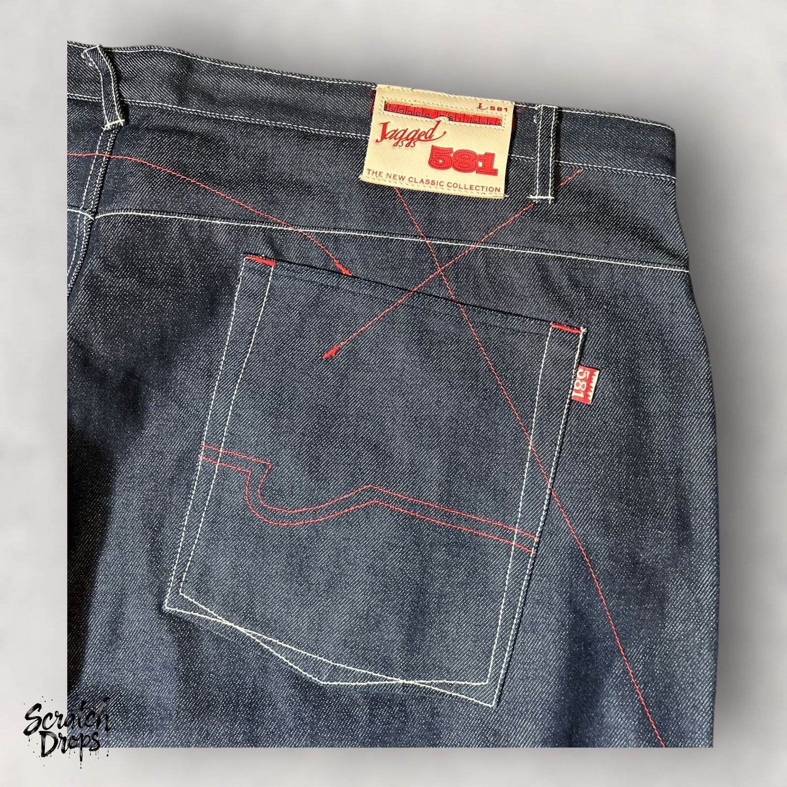 Other Jagged 581 Vintage Y2K Jeans NWT Size 54 Dark Wash Classic Size US 38 / EU 54 - 1 Thumbnail