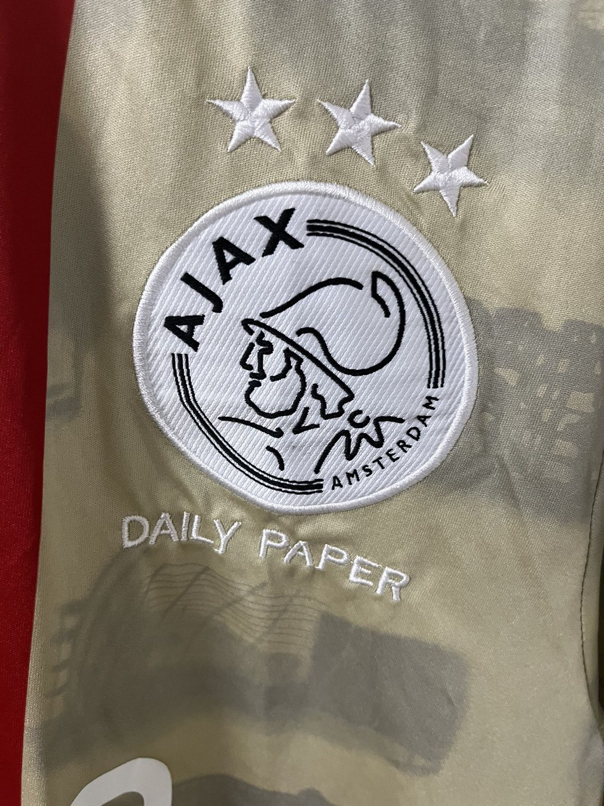 Vintage Ajax x Daily Paper Third Kit Blokecore Jersey Size US L / EU 52-54 / 3 - 6 Thumbnail
