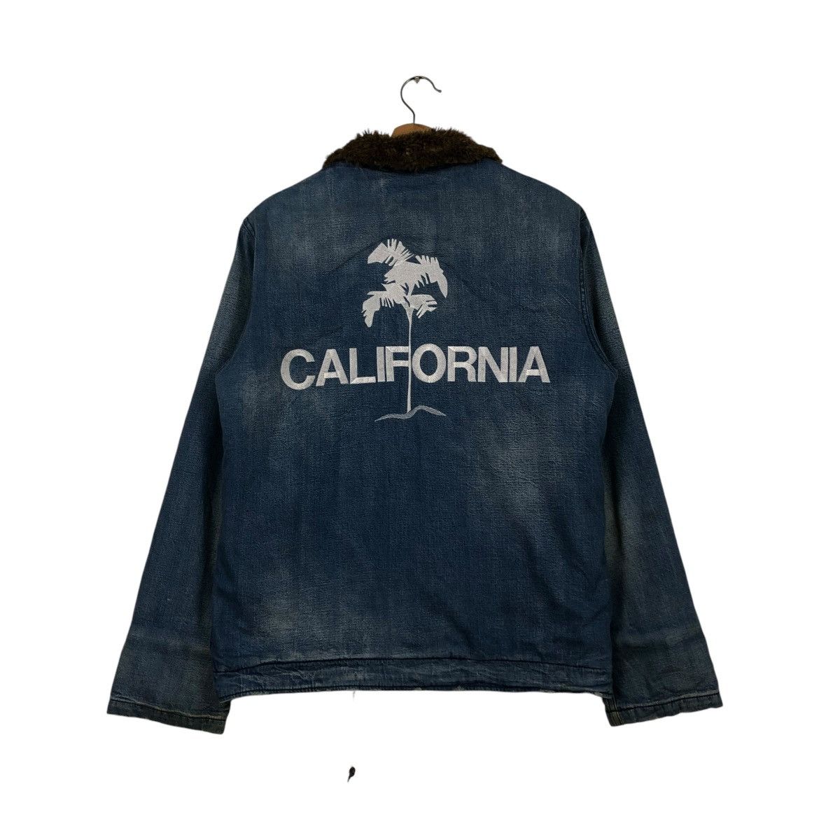 Alpha Industries VINTAGE DENIM BIKER JACKET ALPHA INDUSTRIES LEE STORM RIDER Size US M / EU 48-50 / 2 - 10 Thumbnail