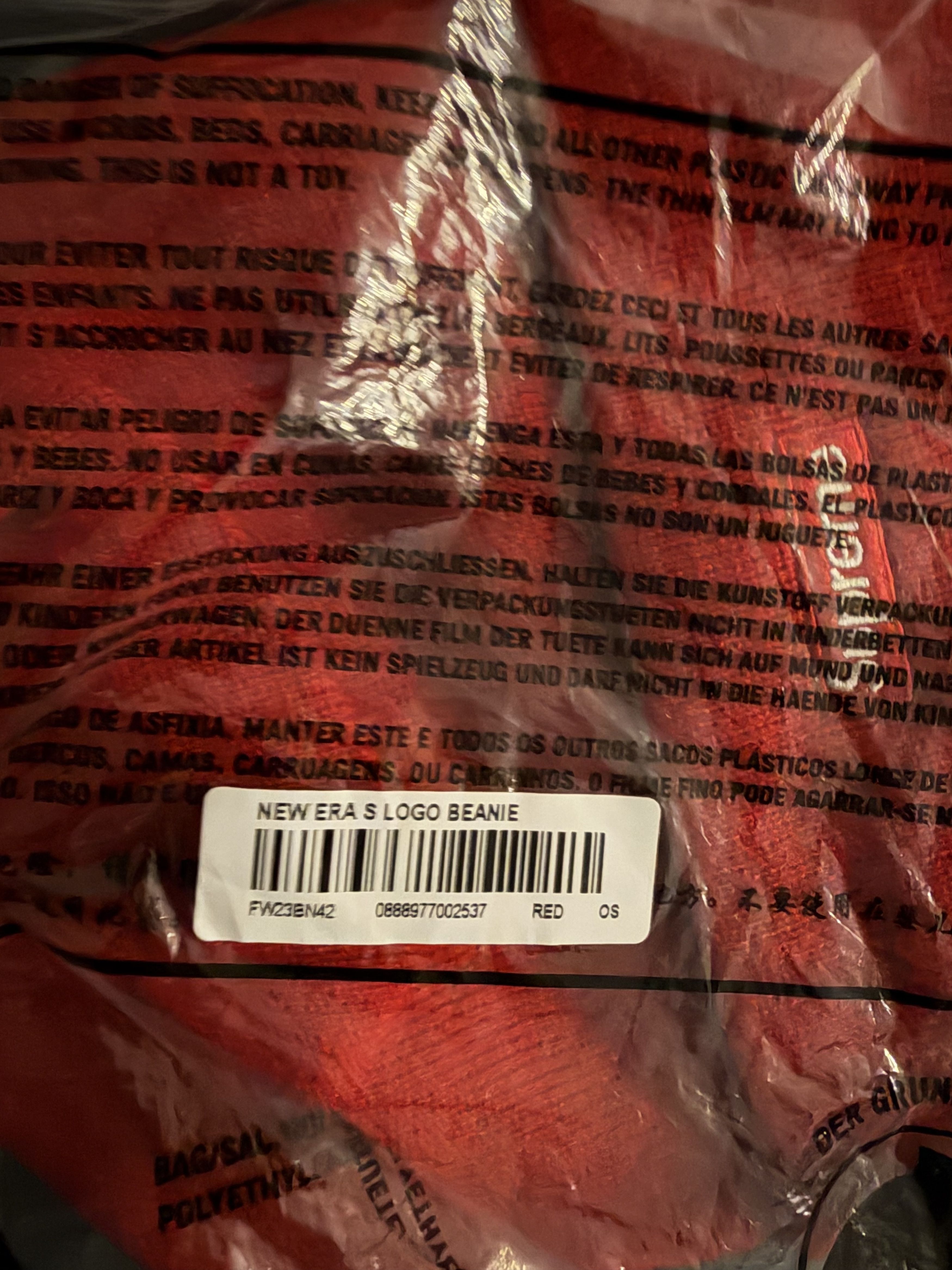 Supreme S logo new era beanie Size ONE SIZE - 5 Thumbnail