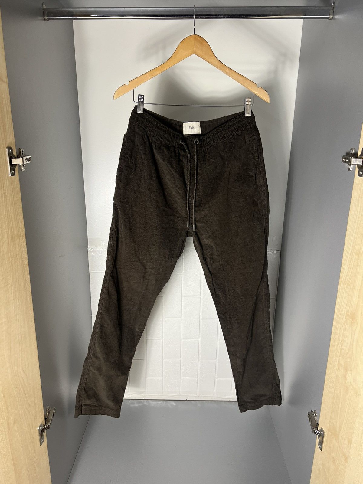 Folk × Japanese Brand VERY RARE FOLK VELVET DESIGNER CHINO PANTS CASUAL Y2K 90s Size US 30 / EU 46 - 4 Thumbnail