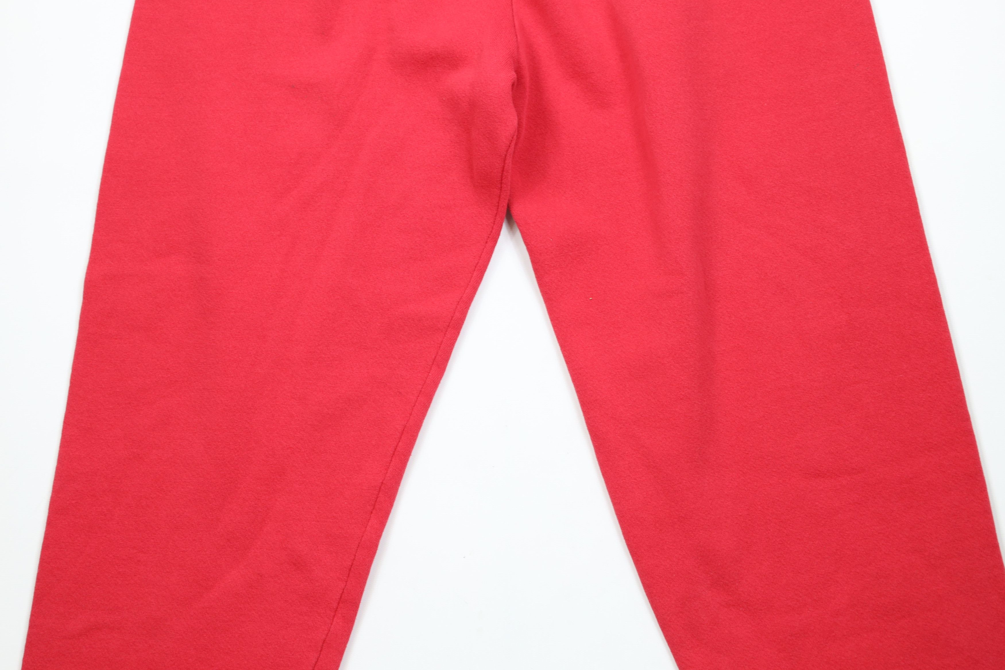 Vintage Vintage 90s USA Olympics Spell Out Sweatpants Joggers Red Size US 34 / EU 50 - 11 Thumbnail