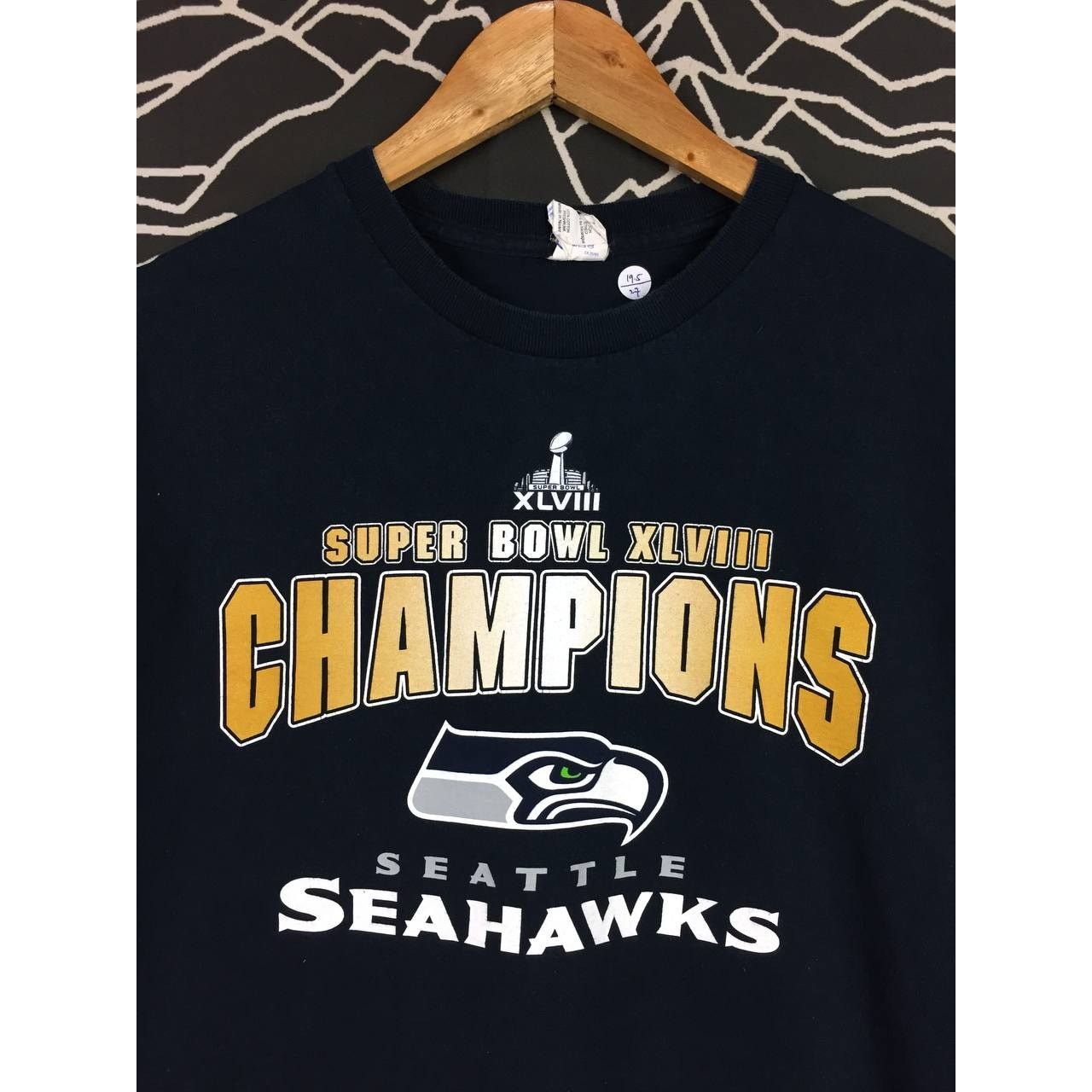 NFL × Sports Specialties × Vintage Seattle Seahawks NFL Super Bowl XLVIII Champions Tee Size US M / EU 48-50 / 2 - 3 Thumbnail
