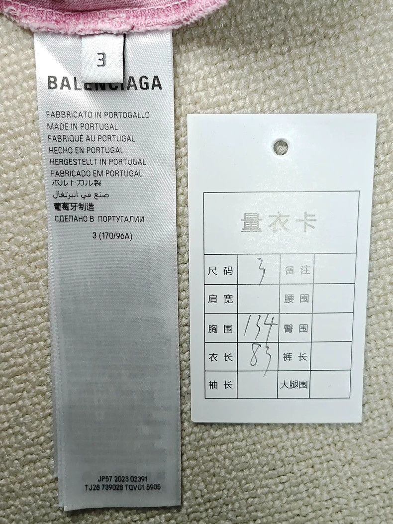 Balenciaga Balenciaga 24Fall Pink Pair Moon Tower Short Sleeve-2506 Size US L / EU 52-54 / 3 - 5 Thumbnail