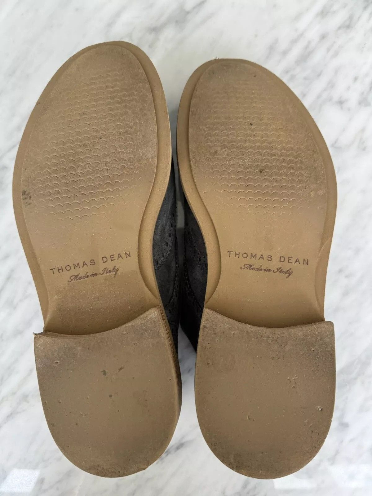Thomas Dean Thomas Dean Suede Wingtips - Made In Italy - Size 10 / 43 Size US 10 / EU 43 - 7 Thumbnail